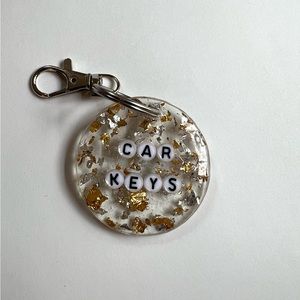 Resin keychain “Car Keys”